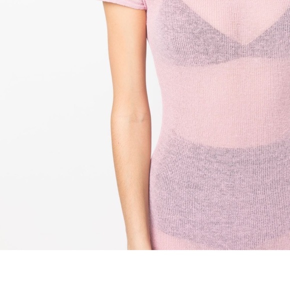 Paloma Wool sheer pink dress or cover NWT SOLD OUT! Stunning /unique. Gorgeous - Picture 4 of 4